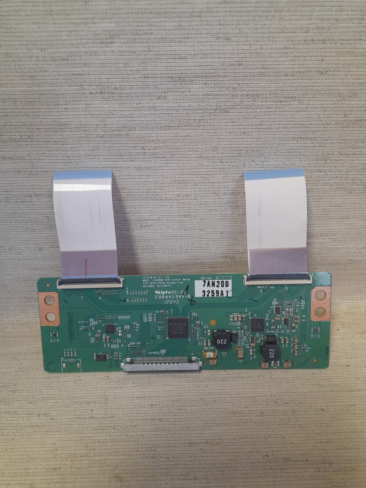 LG 32LN540V T-CON BOARD 6870C-0452A