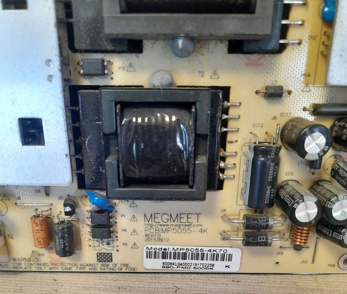 POLAROID P50D100 POWER SUPPLY BOARD MP5055-4K - Image 2