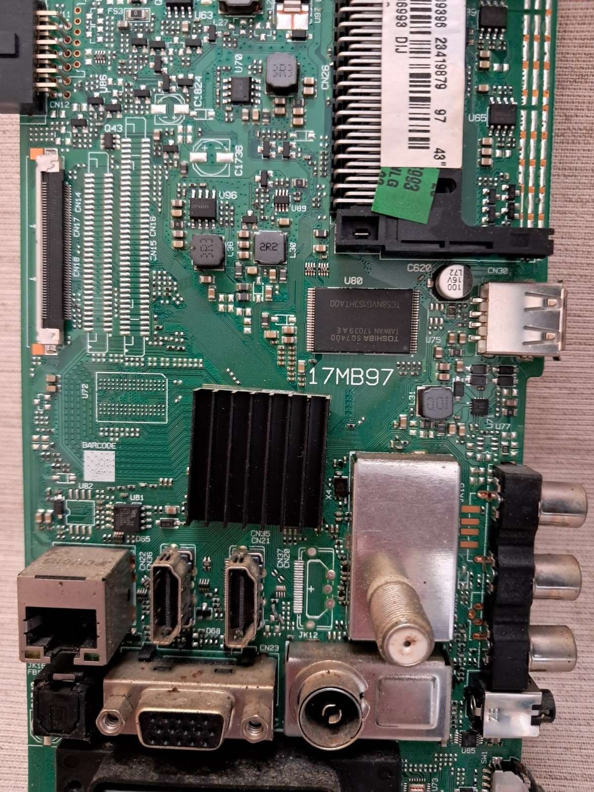 NORDMENDE NM43DLEDS2 MAIN BOARD 17MB97 - Image 2