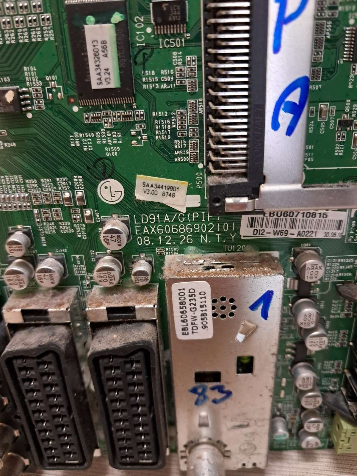 LG 37LH3000-ZA MAIN BOARD EAX60686902(0) - Image 2