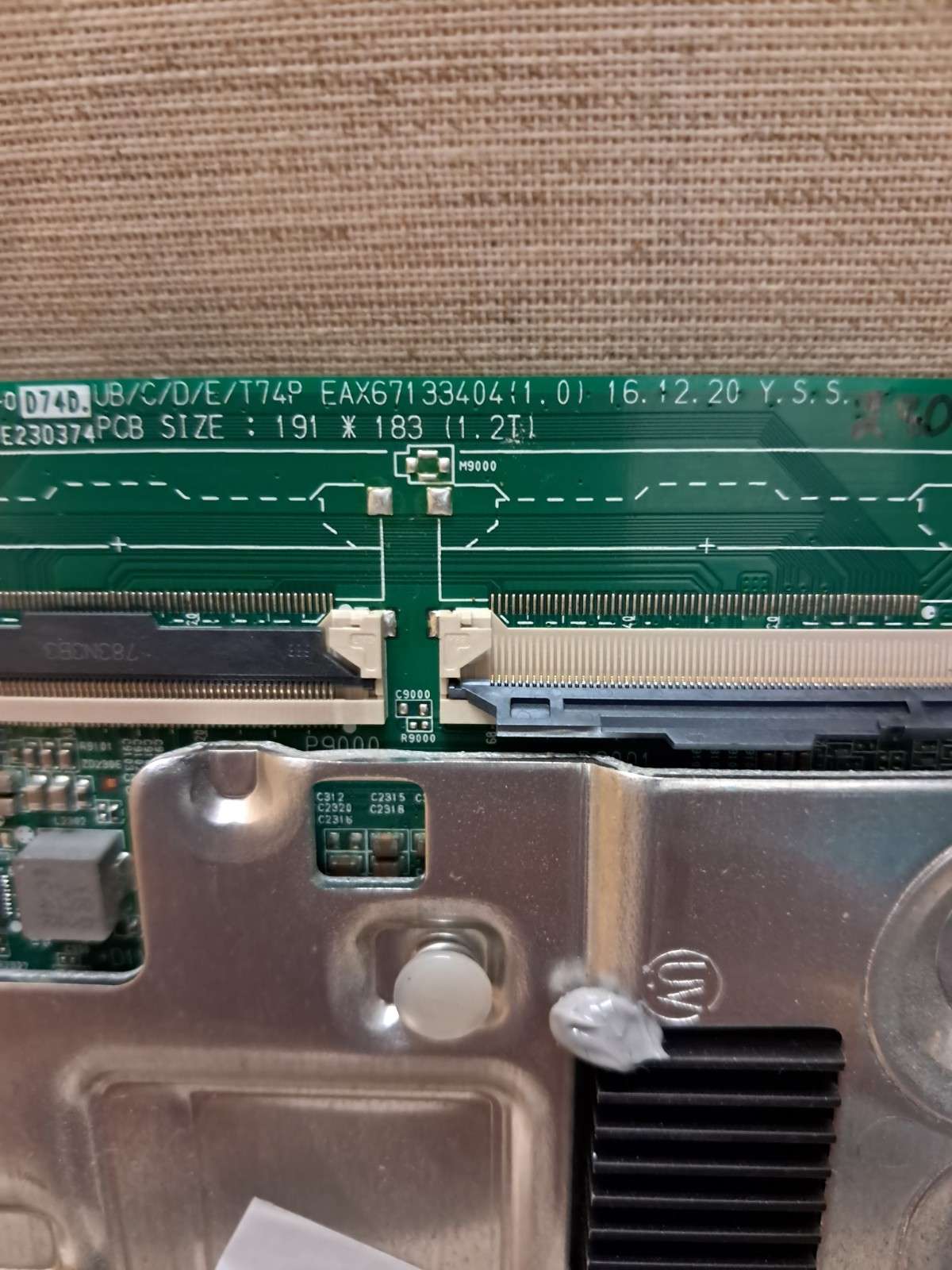 LG 55UJ634V MAIN BOARD EAX67133404(1.0) - Image 2