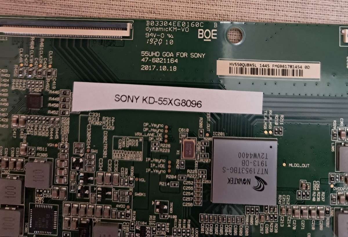 SONY KD-55XG8096 T-CON BOARD 47-6021164 - Image 2