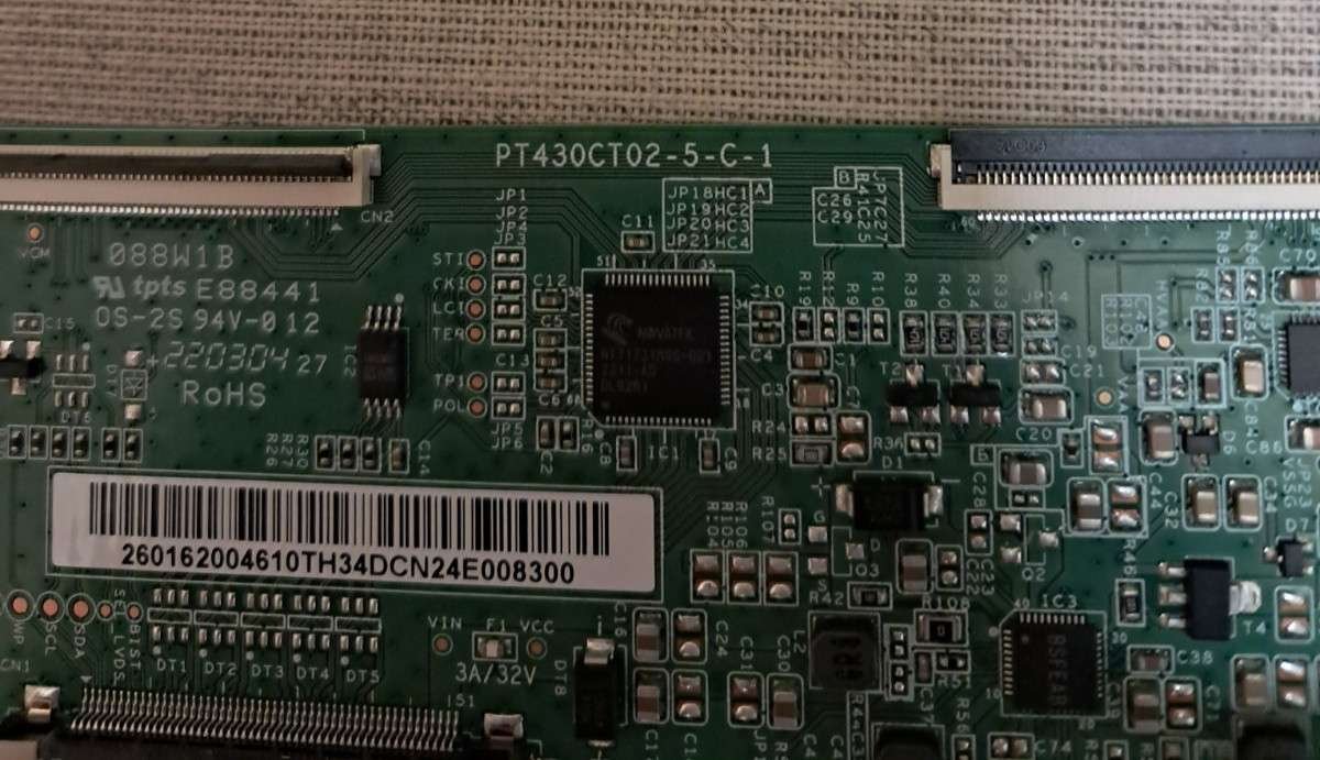 LG 43LM6300PLA T-CON BOARD PT430CT02-5-C-1 - Image 2