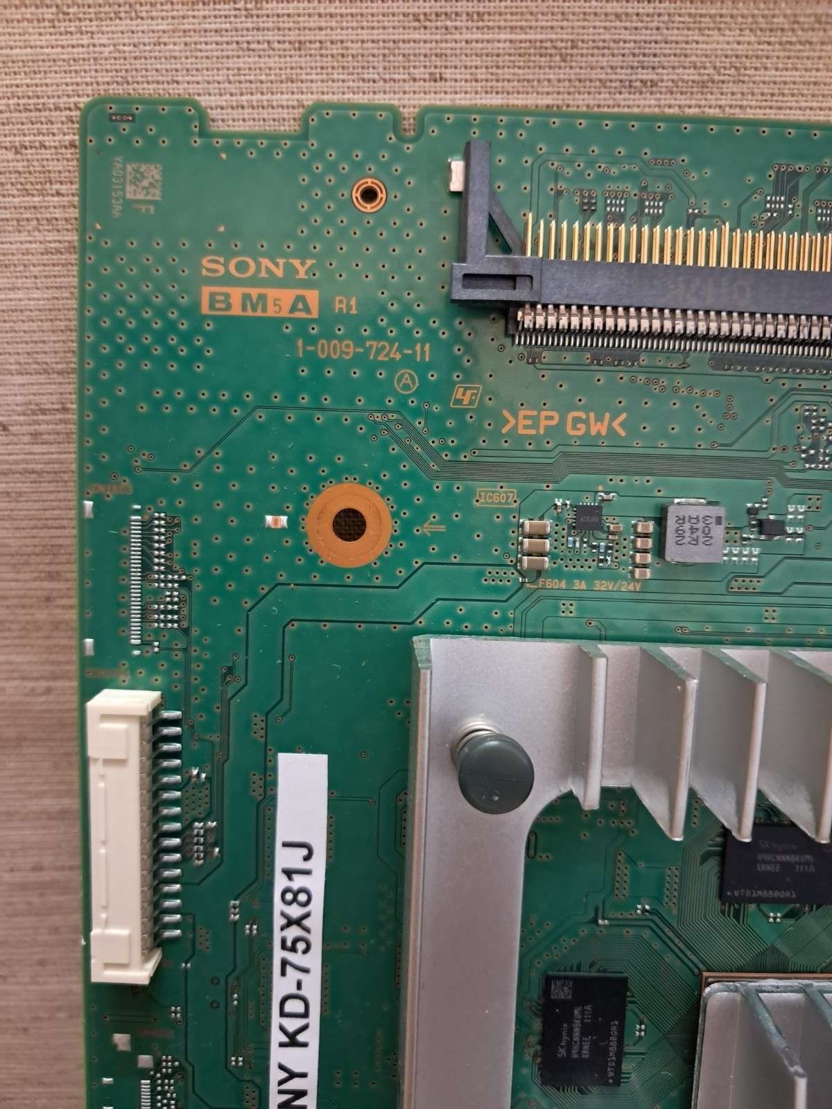 SONY KD-75X81J MAIN BOARD 1-009-724-11 - Image 2