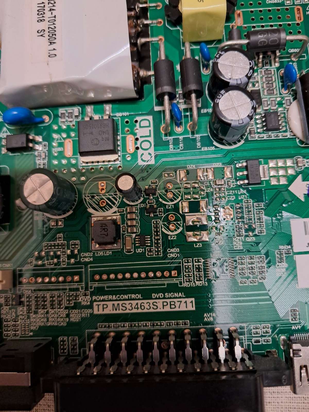 SHARP LC-40FG3141K MAIN BOARD TP.MS3463S.PB711 - Image 2