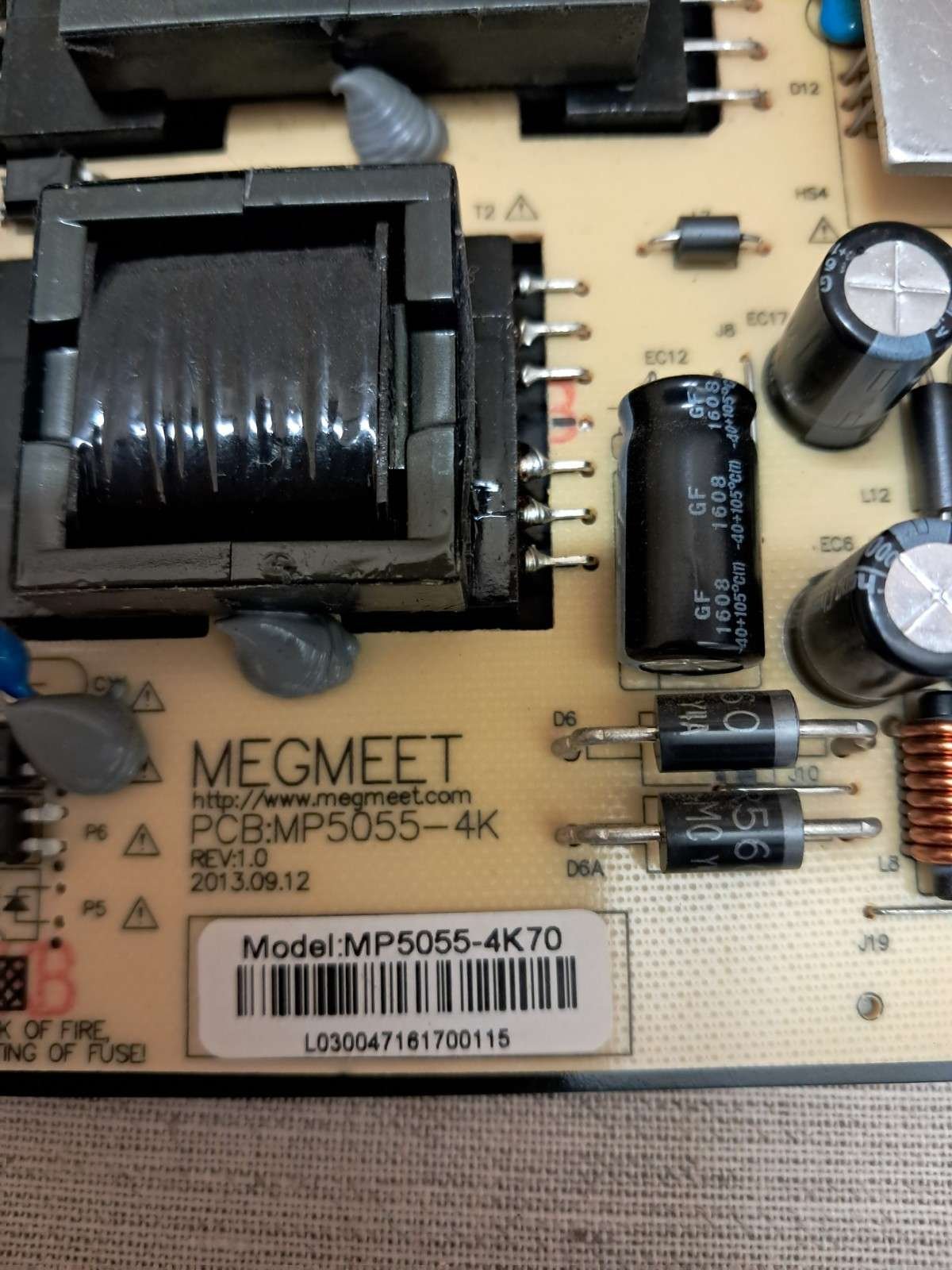 GOODMANS G50ANSMT-4K POWER SUPPLY BOARD MP5055-4K - Image 2