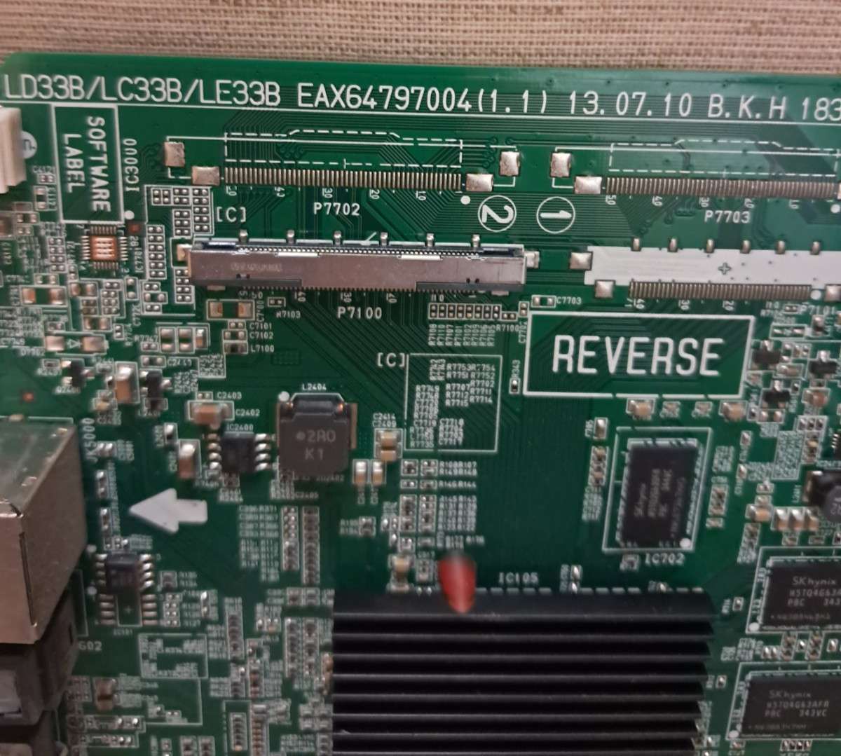 LG 55LA620V MAIN BOARD EAX64797004(1.1) - Image 2
