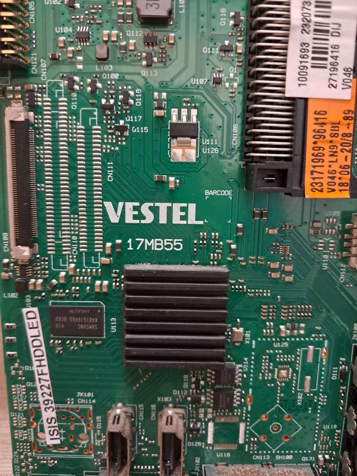 ISIS 39227FHDDLED MAIN BOARD 17MB55 - Image 2