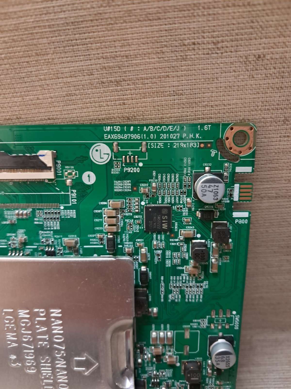 LG 65UP81006LR MAIN BOARD EAX69487906 (1.0) - Image 2