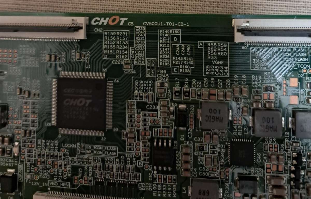 PHILIPS 50PUS6503/12 T-CON BOARD CV500U1-T01-CB-1 - Image 2