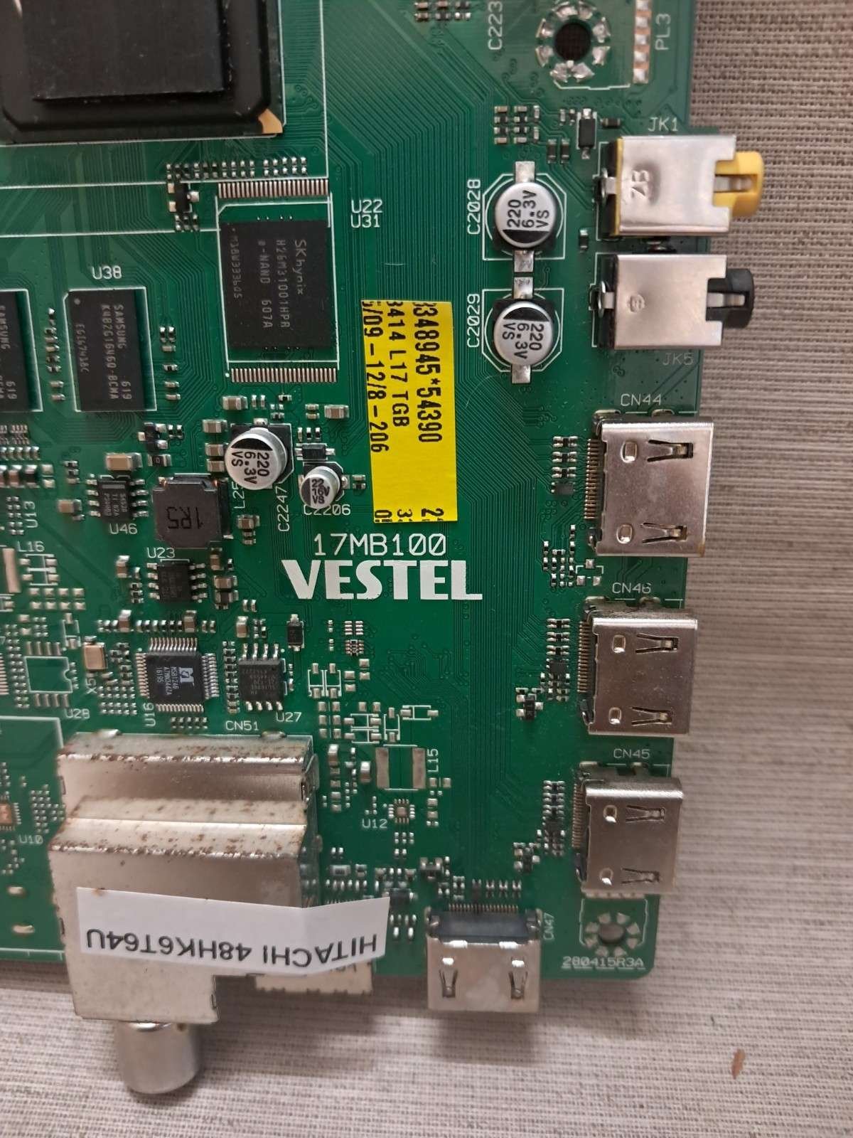 HITACHI 48HK6T64U MAIN BOARD 17MB100 - Image 2
