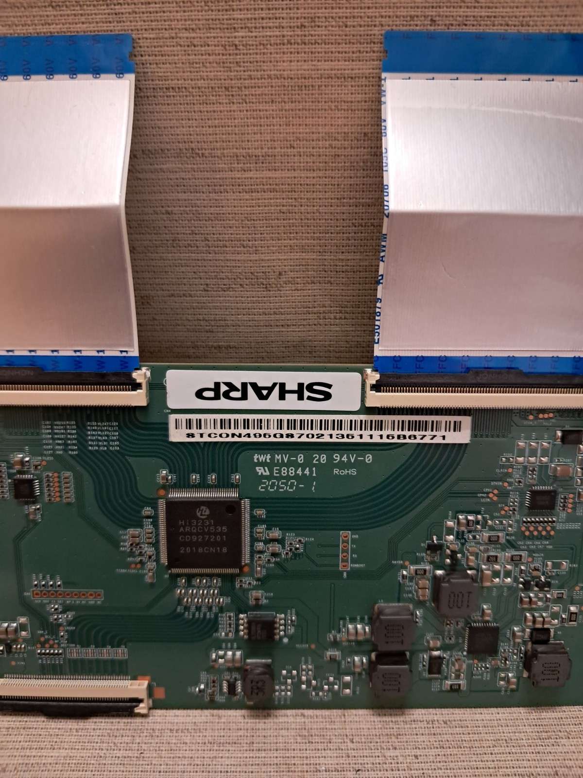 SHARP 50BJ2KE T-CON BOARD CCPD-TC495-008 V4.0 - Image 2