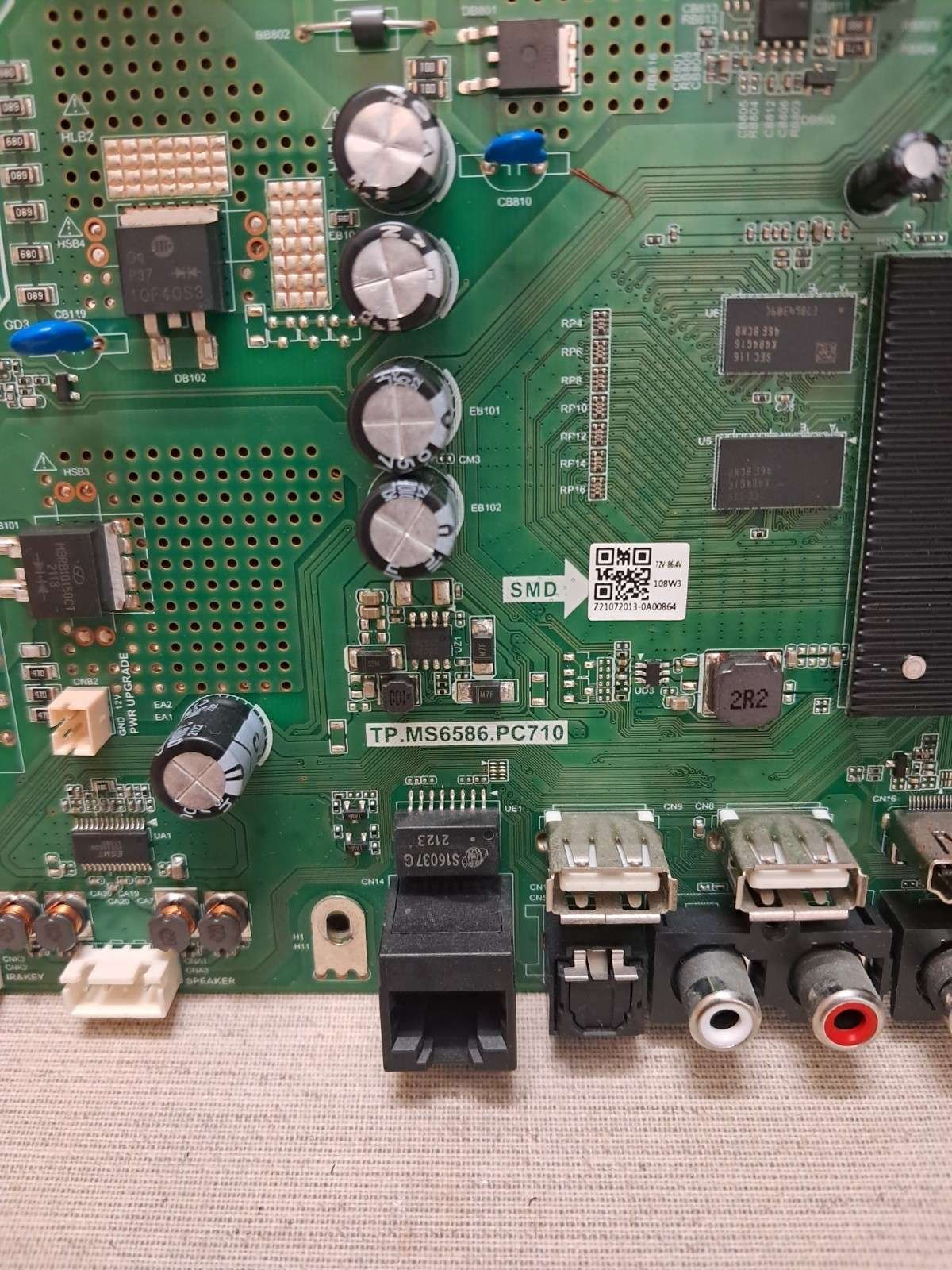 SHARP 42CJ1K-P MAIN BOARD TP.MS6586.PC710 - Image 2