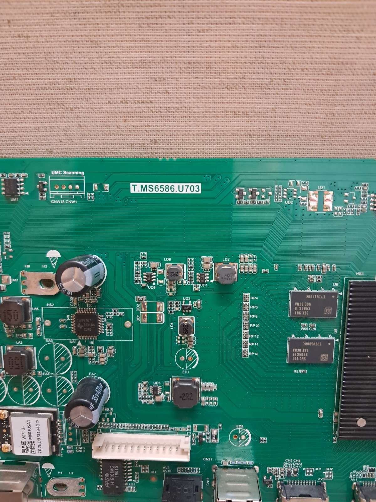 SHARP 40AJ2K MAIN BOARD T.MS6586.U703 - Image 2