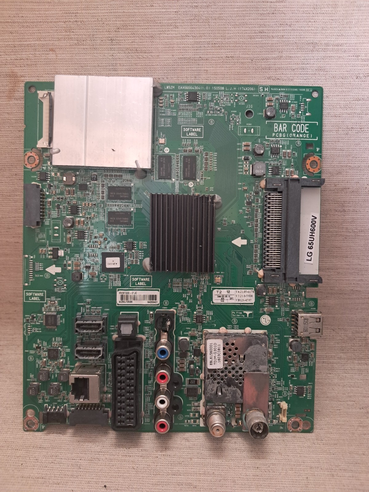 LG 65UH600V MAIN BOARD EAX66564304 (1.0)