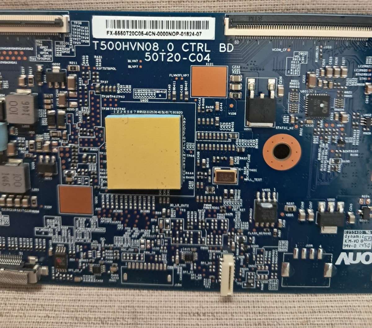 SONY KDL-50W829B T-CON BOARD T500HVN08.0 CTRL BD 50T20-C04 - Image 2