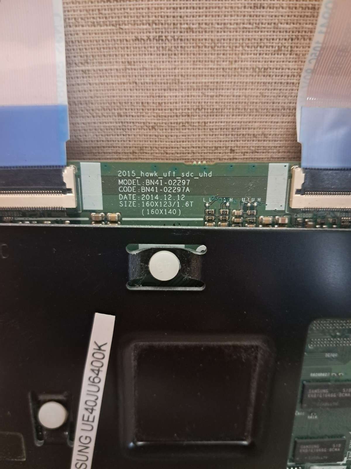 SAMSUNG UE40JU6400K T-CON BOARD BN41-02297A - Image 2
