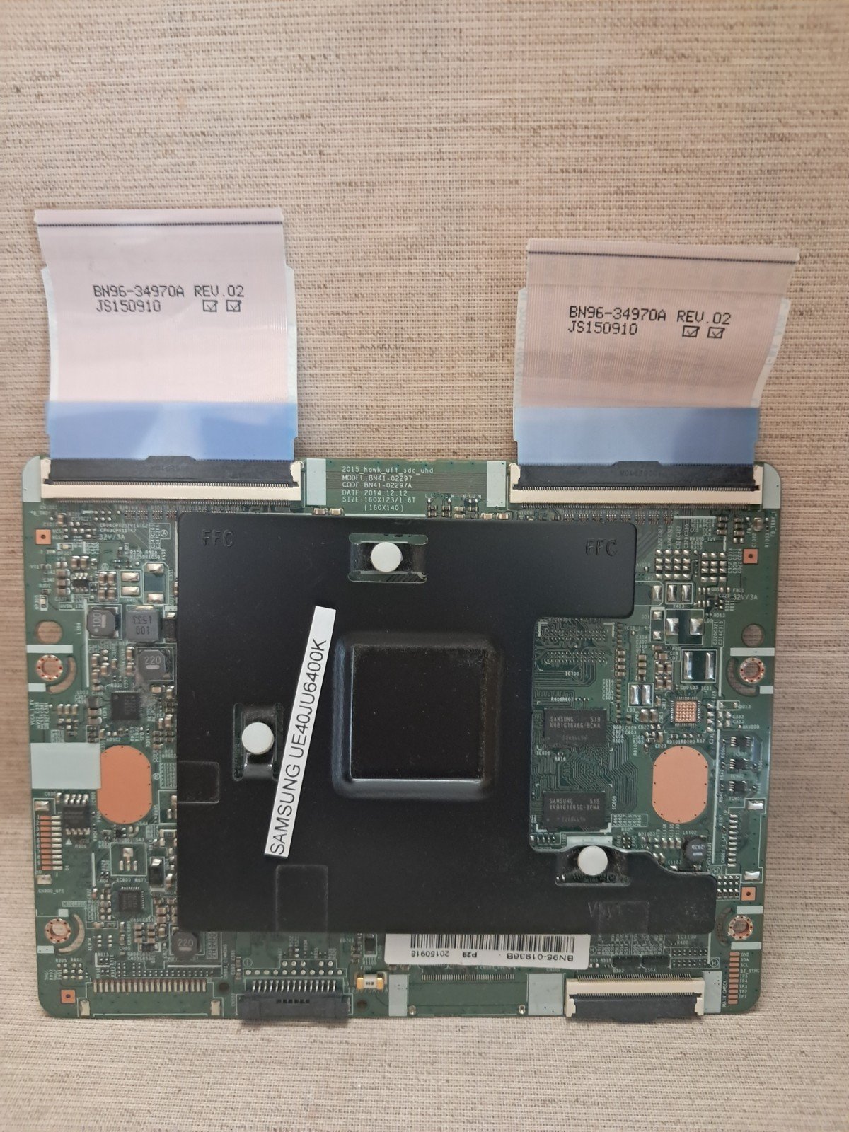 SAMSUNG UE40JU6400K T-CON BOARD BN41-02297A
