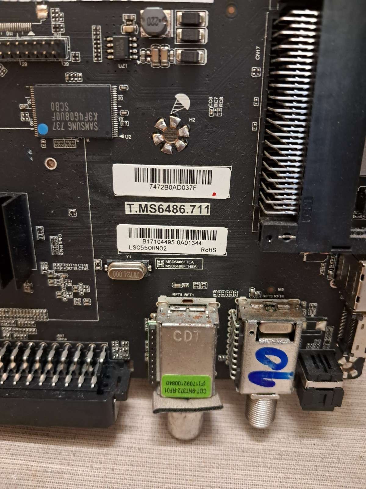 BLAUPUNKT 55/138M-GB-11B4-FEGPX-UK MAIN BOARD T.MS6486.711 - Image 2