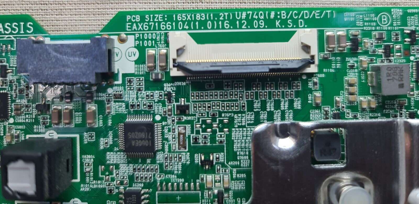 LG 43UJ701V MAIN BOARD EAX67166104 (1.0) - Image 2