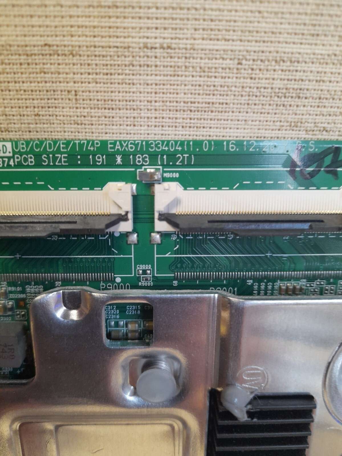 LG 49UJ635V MAIN BOARD EAX67133404(1.0) - Image 2