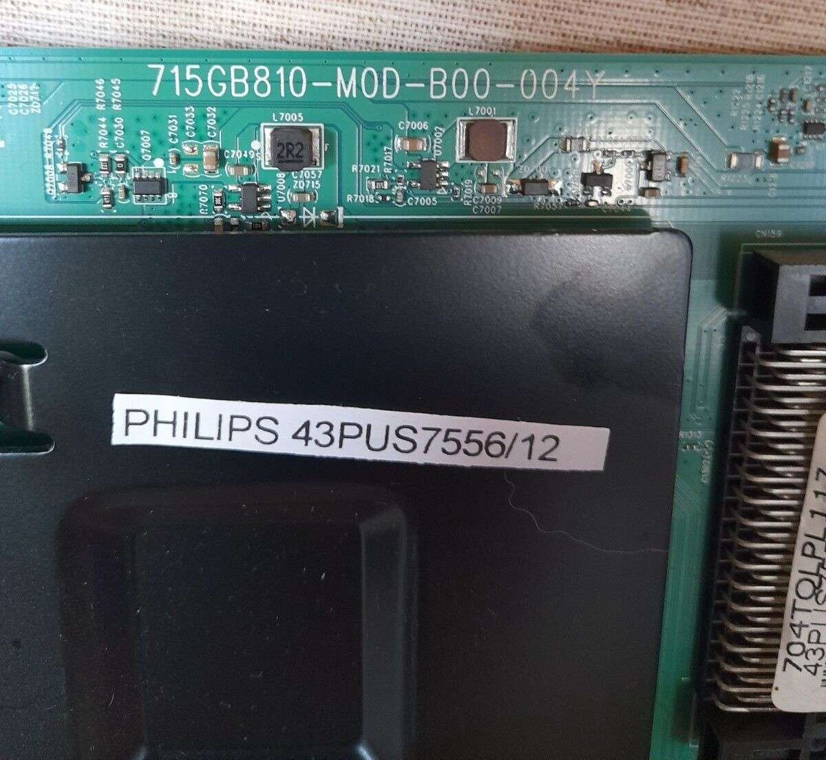 PHILIPS 43PUS7556/12 MAIN BOARD 715GB810-M1A-B00-004D - Image 2