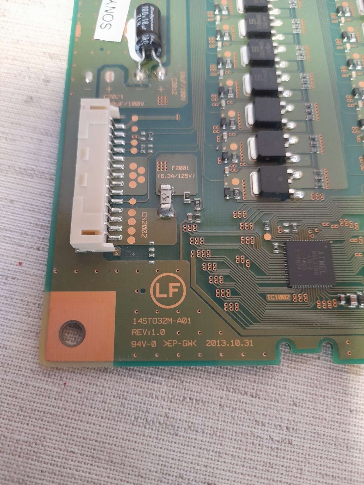 SONY 65S9005B INVERTER BOARD 14STO32M-A01 - Image 2