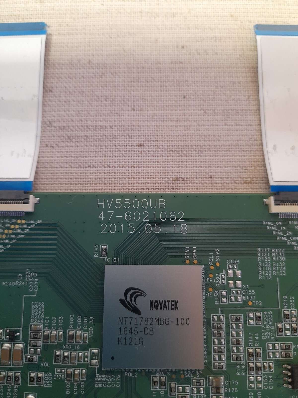 PHILIPS 55PUS6401/12 T-CON BOARD HV550QUB 47-6021062 - Image 2