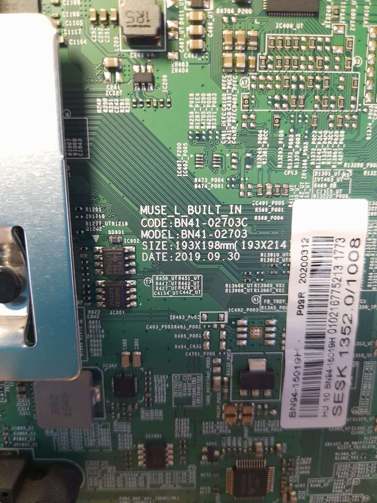 SAMSUNG UE43RU7020K MAIN BOARD BN41-02703 - Image 2