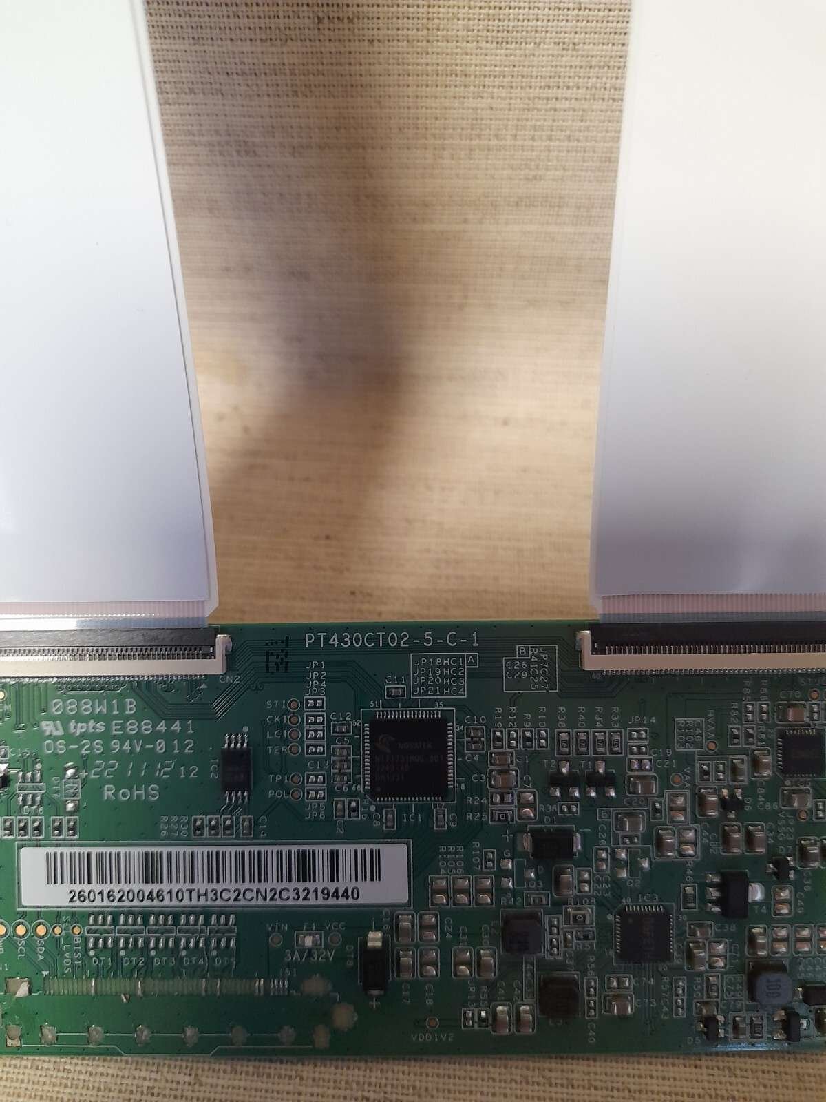 SAMSUNG UE43J5500AK T-CON BOARD PT430CT02-5-C-1 - Image 2