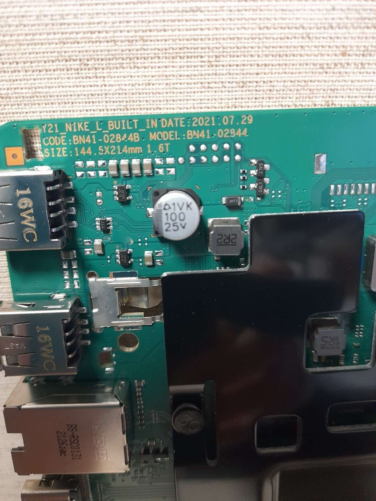 SAMSUNG UE55AU8000K MAIN BOARD BN41-02844B-000 - Image 2