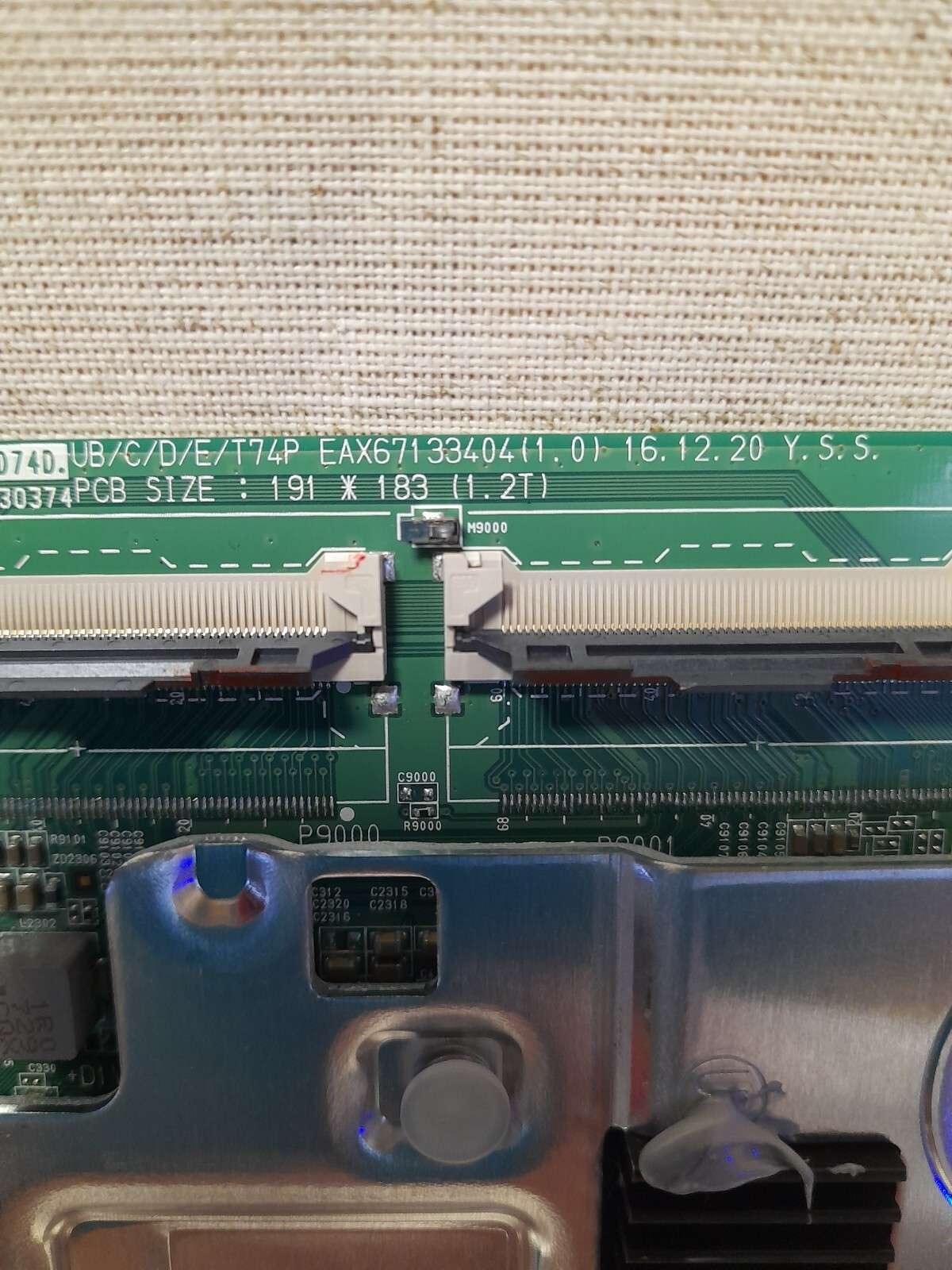 LG 49UJ701V MAIN BOARD EAX67133404 (1.0) - Image 2