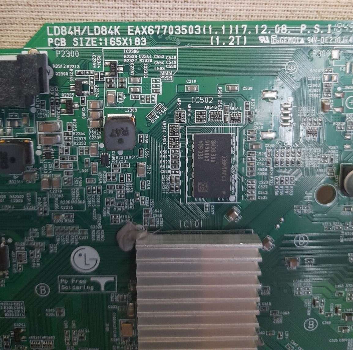 LG 32LK6100PLB MAIN BOARD EAX67703503(1.1) - Image 2