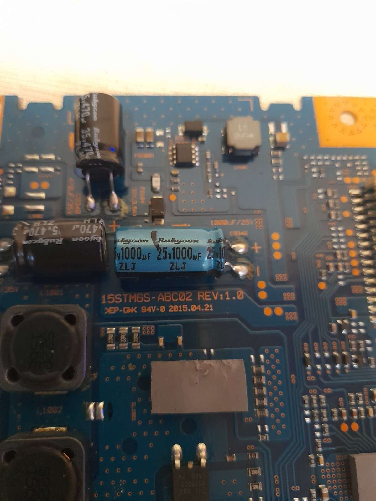 SONY KDL-50W805C INVERTER BOARD 15STM6S-ABC02 REV:1.0 - Image 2