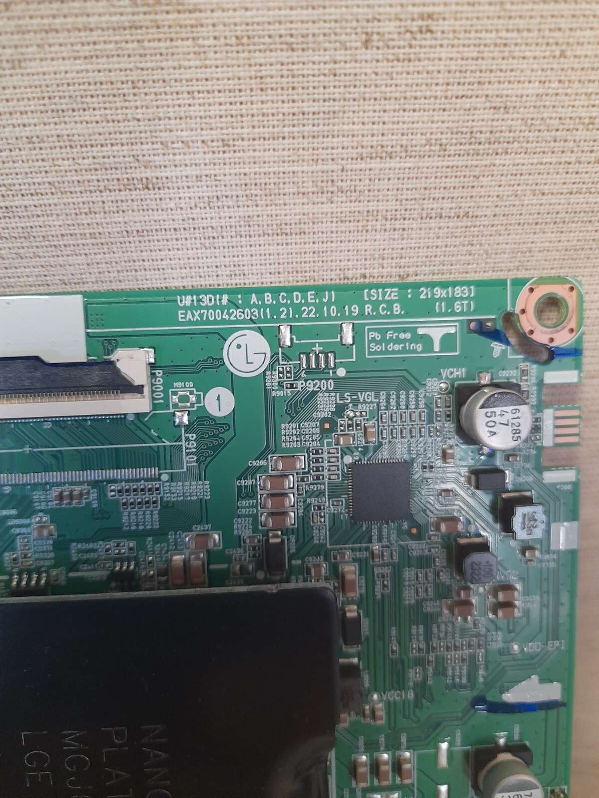 LG 43UR78006LK MAIN BOARD EAX70042603(1.2) - Image 2