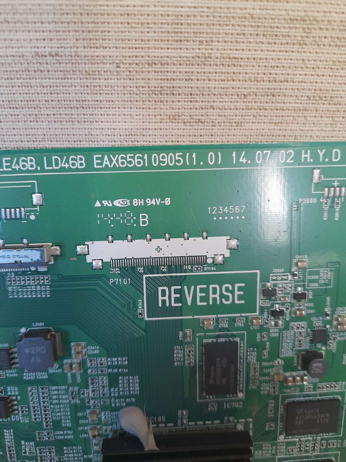 LG 32LB585V MAIN BOARD EAX65610905(1.0) - Image 2