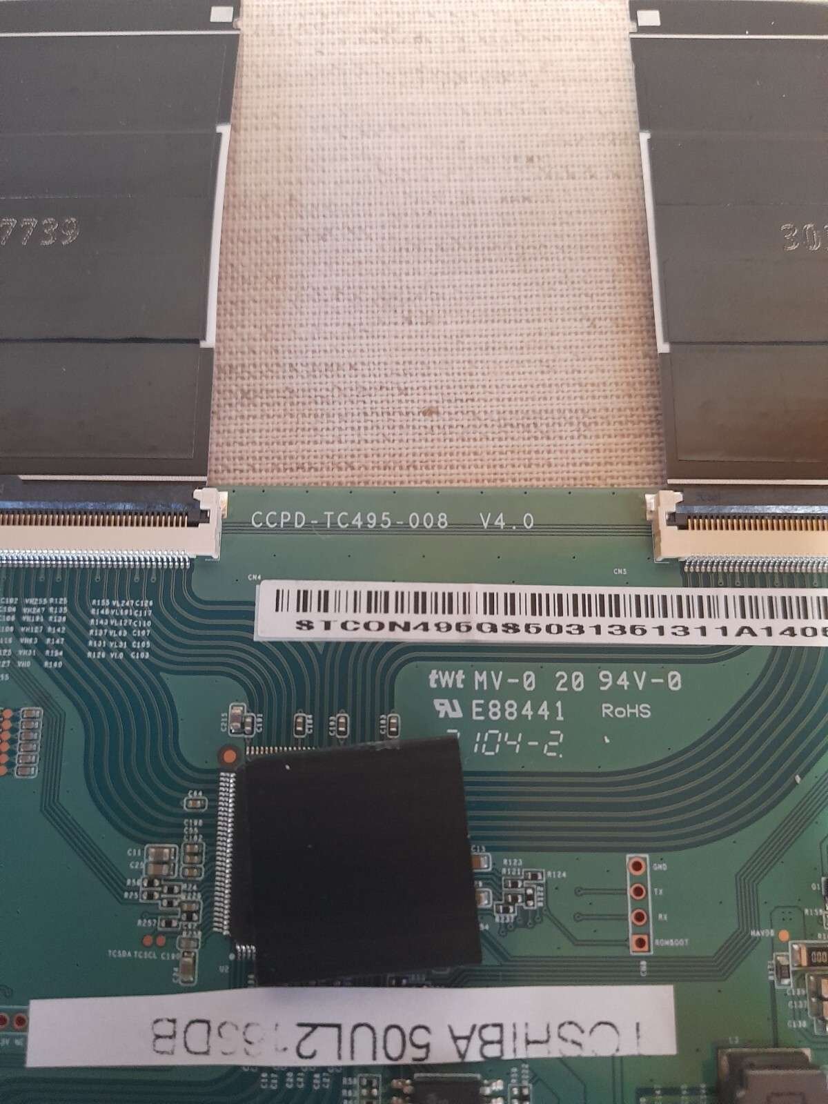 TOSHIBA T-CON BOARD CCPD-TC495-008 V4.0 - Image 2