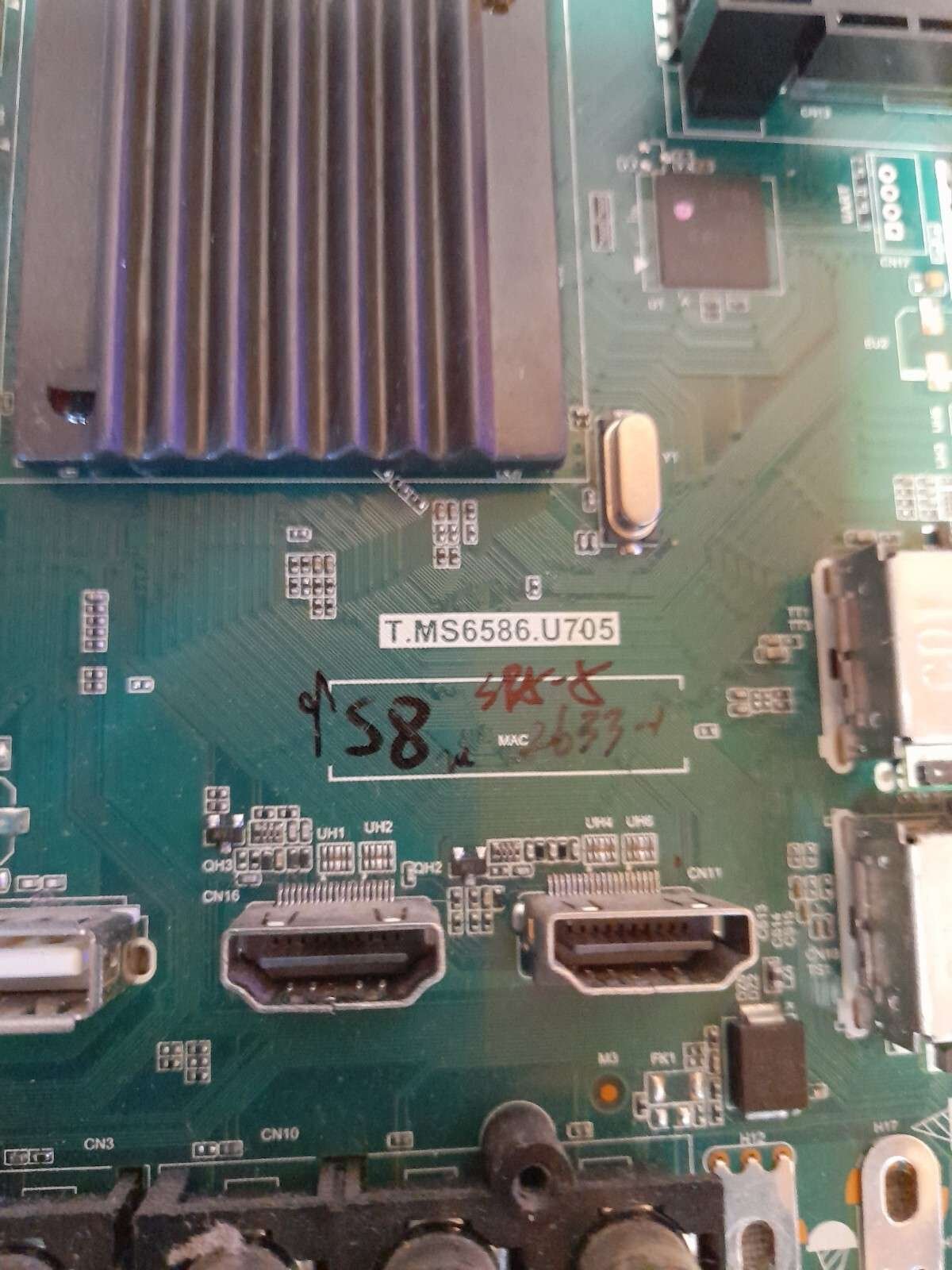 SHARP 55BJ2KE MAIN BOARD T.MS6586.U705 - Image 2