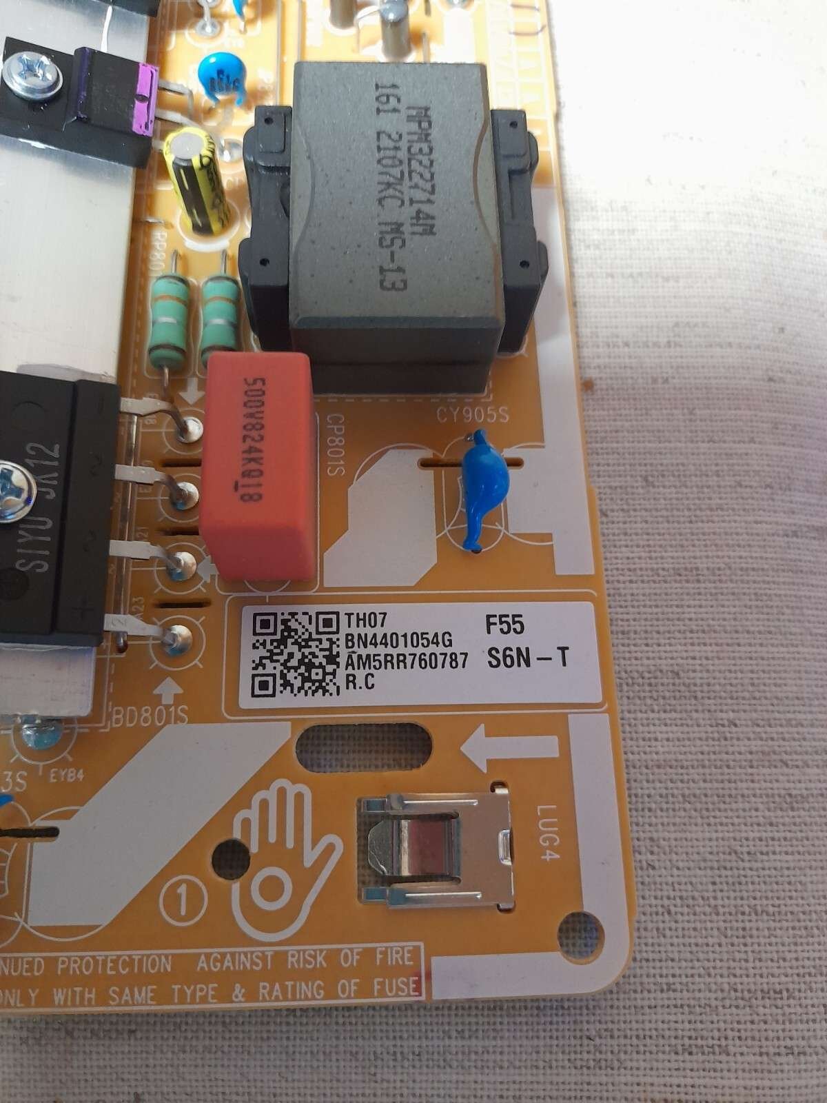 SAMSUNG QE50T POWER SUPPLY BOARD BN44-01054G - Image 2